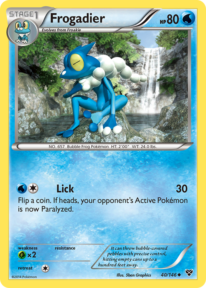 Pokemon | Frogadier (40/146) [XY: Base Set] | The Nerd Merchant