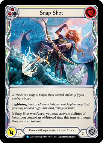 Flesh and Blood TCG | Snap Shot (Yellow) [ELE042] (Tales of Aria)  1st Edition Normal | The Nerd Merchant