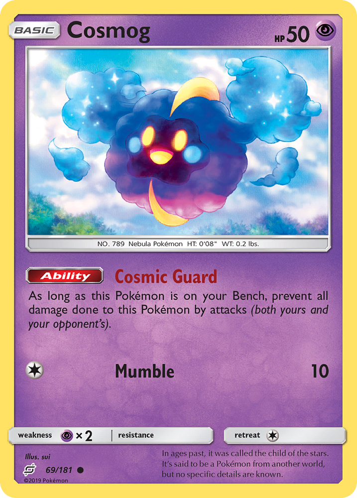 Pokemon | Cosmog (69/181) [Sun & Moon: Team Up] | The Nerd Merchant