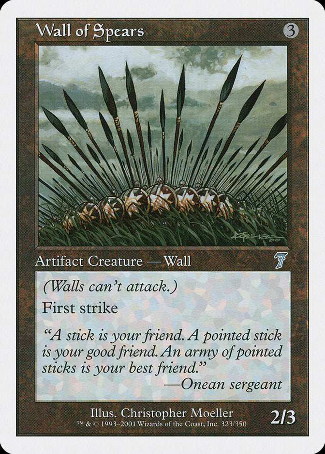 Magic | Wall of Spears [Seventh Edition] | The Nerd Merchant