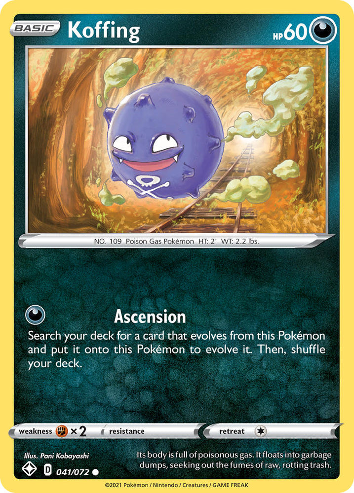 Pokemon | Koffing (041/072) [Sword & Shield: Shining Fates] | The Nerd Merchant