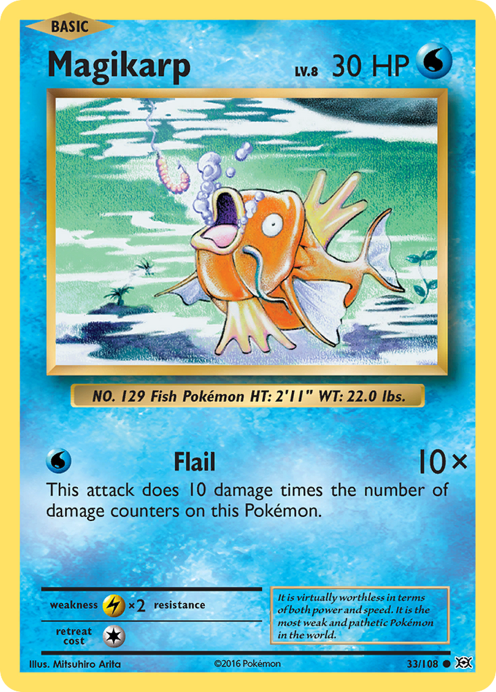 Pokemon | Magikarp (33/108) [XY: Evolutions] | The Nerd Merchant