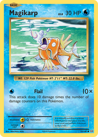 Pokemon | Magikarp (33/108) [XY: Evolutions] | The Nerd Merchant