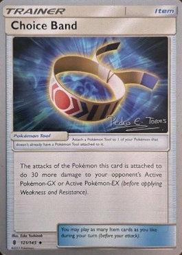 Pokemon | Choice Band (121/145) (Dragones y Sombras - Pedro Eugenio Torres) [World Championships 2018] | The Nerd Merchant