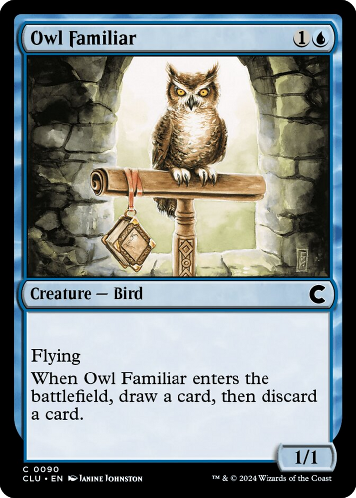 Magic | Owl Familiar [Ravnica: Clue Edition] | The Nerd Merchant