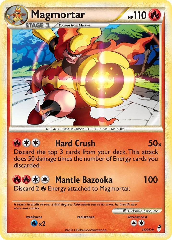 Pokemon | Magmortar (16/95) (Theme Deck Exclusive) [HeartGold & SoulSilver: Call of Legends] | The Nerd Merchant