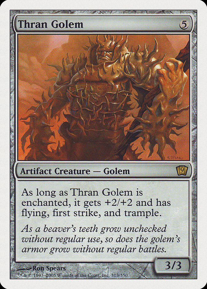 Magic | Thran Golem [Ninth Edition] | The Nerd Merchant