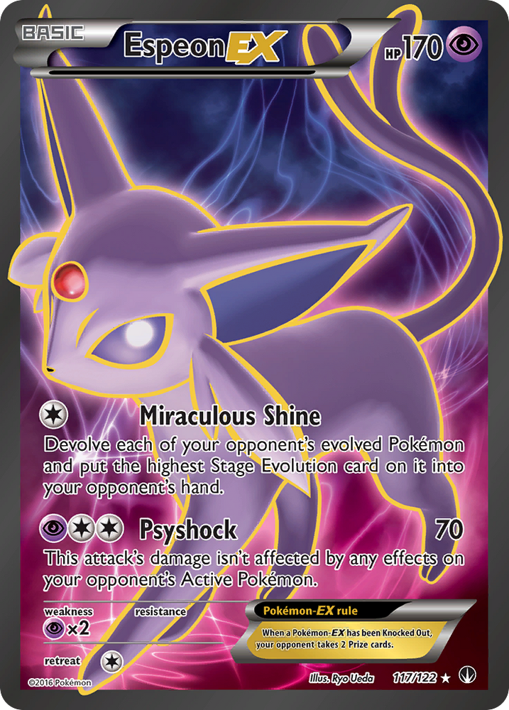 Pokemon | Espeon EX (117/122) [XY: BREAKpoint] | The Nerd Merchant