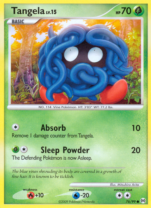 Pokemon | Tangela (76/99) [Platinum: Arceus] | The Nerd Merchant