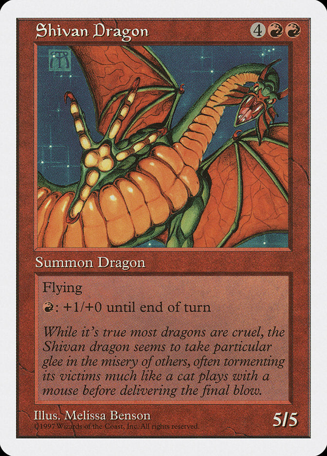 Magic | Shivan Dragon [Fifth Edition] | The Nerd Merchant