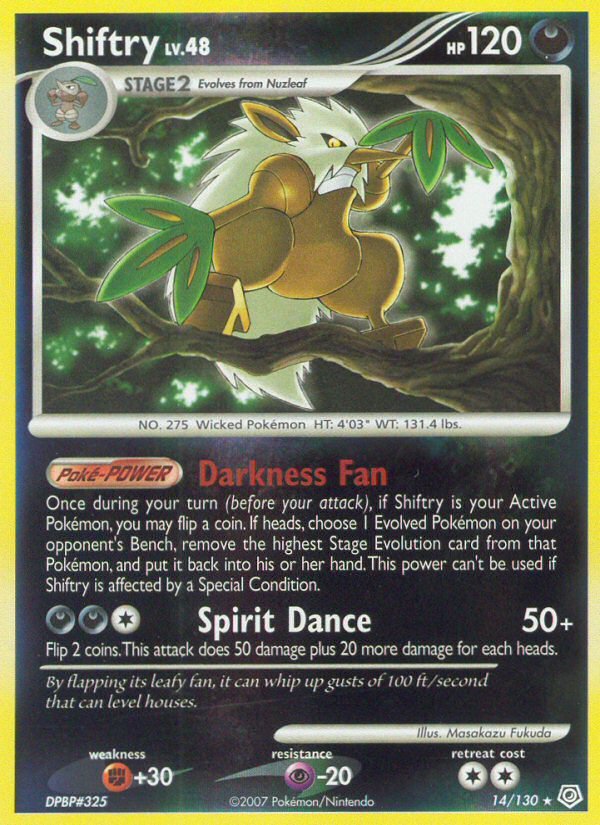 Pokemon | Shiftry (14/130) [Diamond & Pearl: Base Set] | The Nerd Merchant