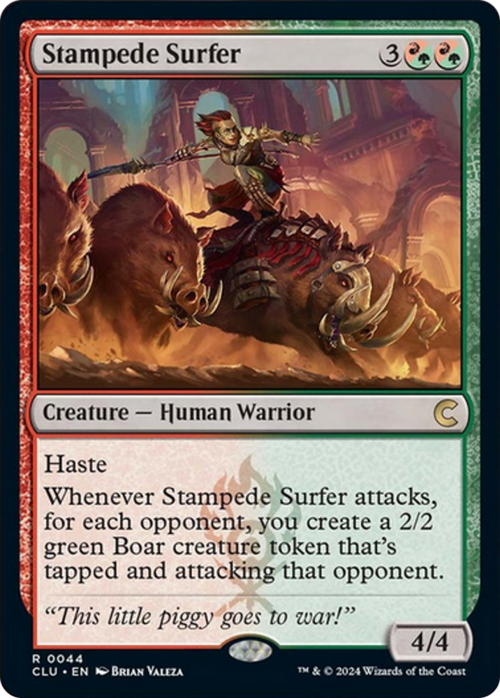 Magic | Stampede Surfer [Ravnica: Clue Edition] | The Nerd Merchant