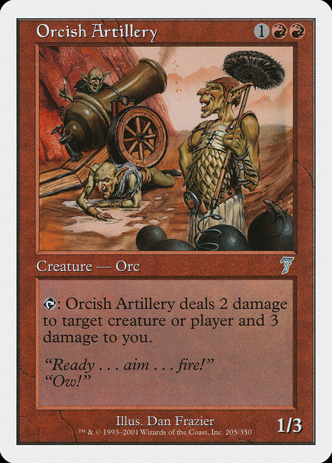 Magic | Orcish Artillery [Seventh Edition] | The Nerd Merchant
