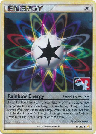 Pokemon | Rainbow Energy (104/123) (League Promo) [HeartGold & SoulSilver: Base Set] | The Nerd Merchant