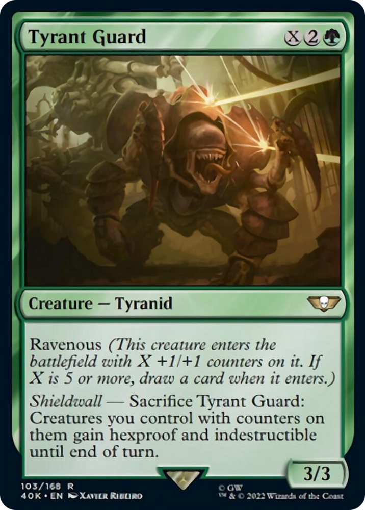 Magic | Tyrant Guard (Surge Foil) [Warhammer 40,000] | The Nerd Merchant