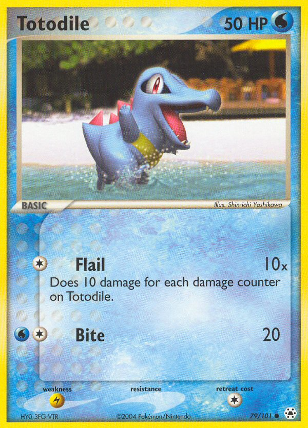 Pokemon | Totodile (79/101) [EX: Hidden Legends] | The Nerd Merchant
