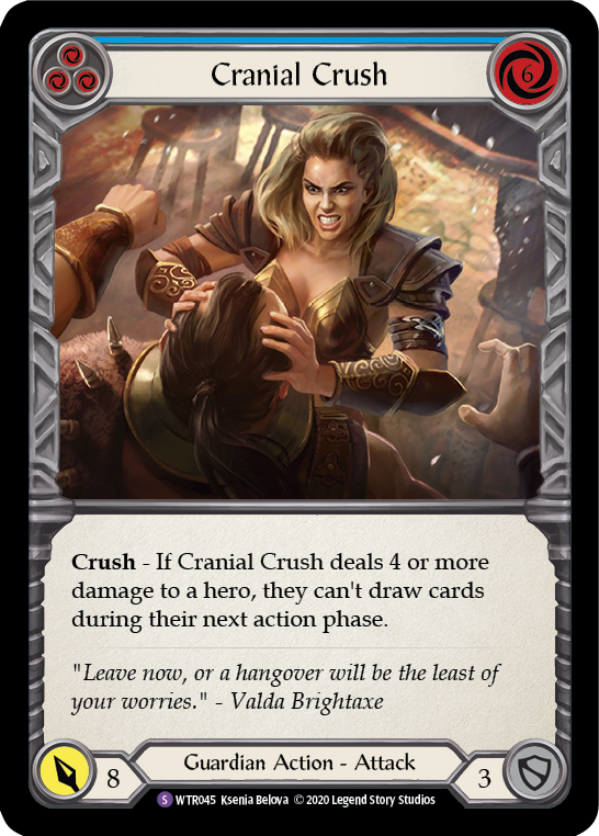 Flesh and Blood TCG | Cranial Crush [U-WTR045] (Welcome to Rathe Unlimited)  Unlimited Normal | The Nerd Merchant