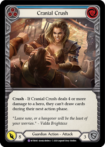 Flesh and Blood TCG | Cranial Crush [U-WTR045] (Welcome to Rathe Unlimited)  Unlimited Normal | The Nerd Merchant