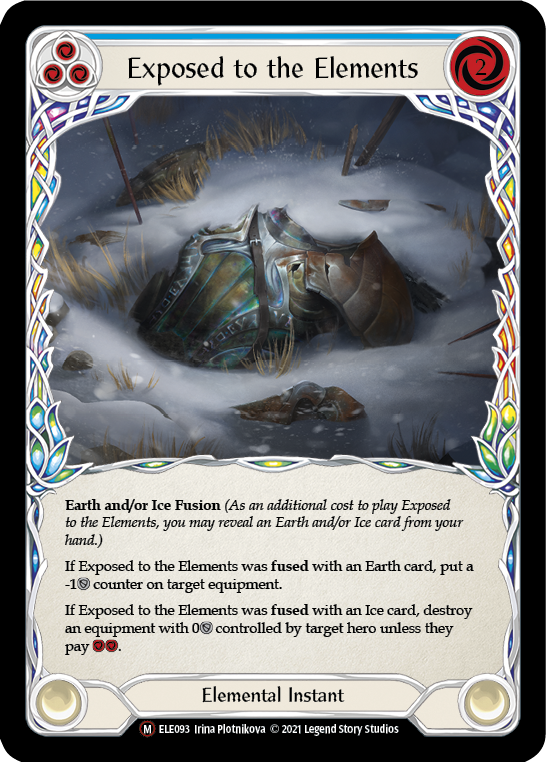 Flesh and Blood TCG | Exposed to the Elements [U-ELE093] (Tales of Aria Unlimited)  Unlimited Rainbow Foil | The Nerd Merchant