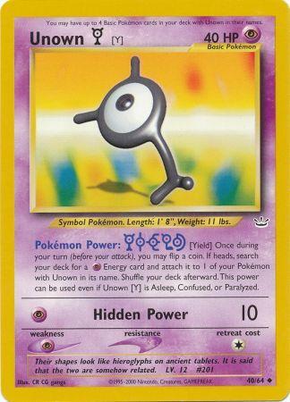 Pokemon | Unown [Y] (40/64) [Neo Revelation Unlimited] | The Nerd Merchant