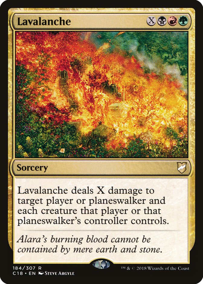 Magic | Lavalanche [Commander 2018] | The Nerd Merchant
