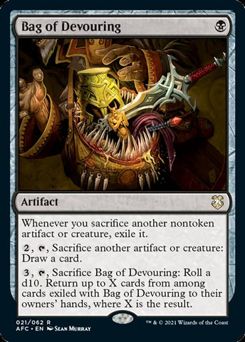 Magic | Bag of Devouring [Dungeons & Dragons: Adventures in the Forgotten Realms Commander] | The Nerd Merchant