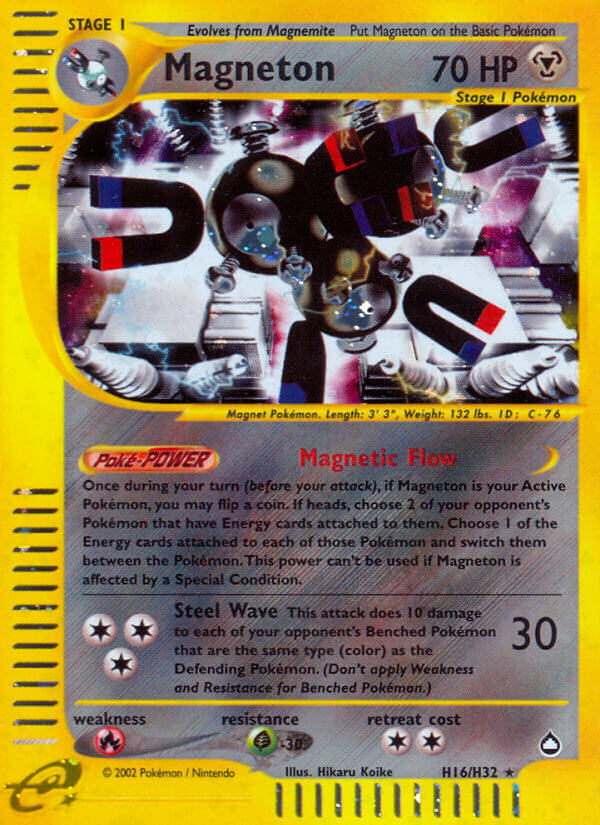 Pokemon | Magneton (H16/H32) [Aquapolis] | The Nerd Merchant