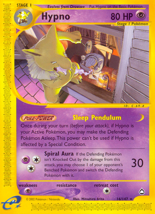 Pokemon | Hypno (16/147) [Aquapolis] | The Nerd Merchant