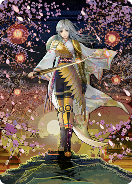 Magic | The Wandering Emperor 2 Art Card [Kamigawa: Neon Dynasty Art Series] | The Nerd Merchant