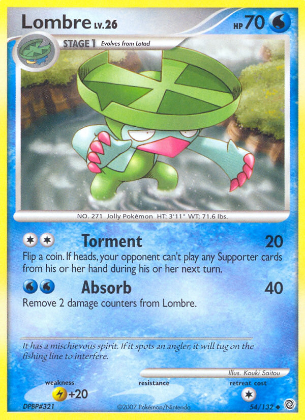 Pokemon | Lombre (54/132) [Diamond & Pearl: Secret Wonders] | The Nerd Merchant