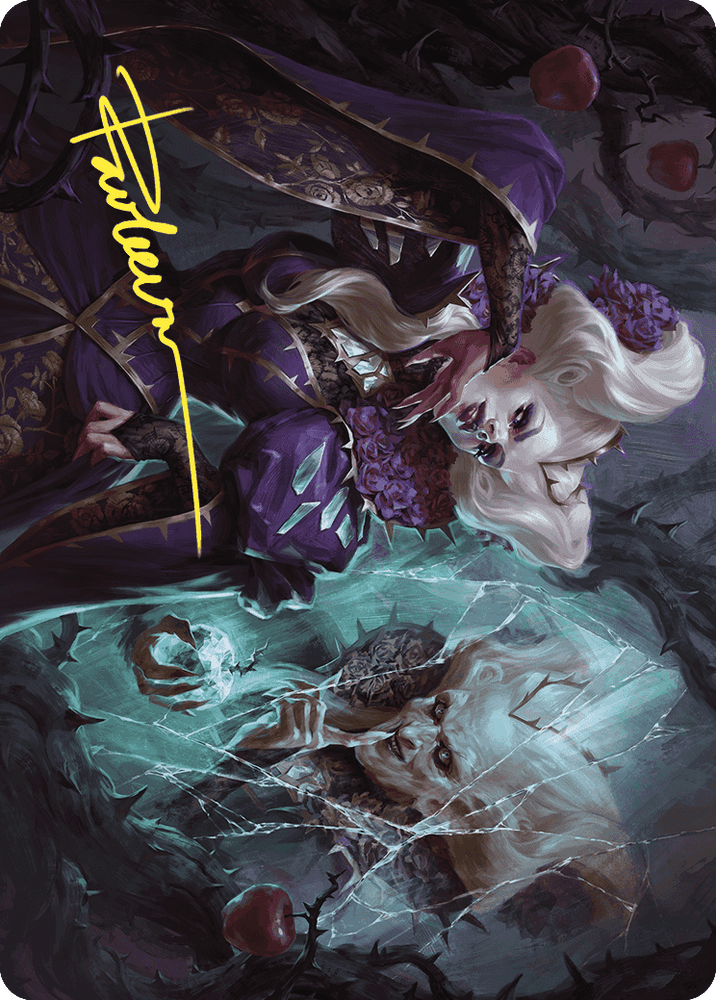 Magic | Conceited Witch Art Card (Gold-Stamped Signature) [Wilds of Eldraine Art Series] | The Nerd Merchant