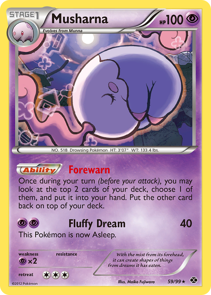 Pokemon | Musharna (59/99) [Black & White: Next Destinies] | The Nerd Merchant