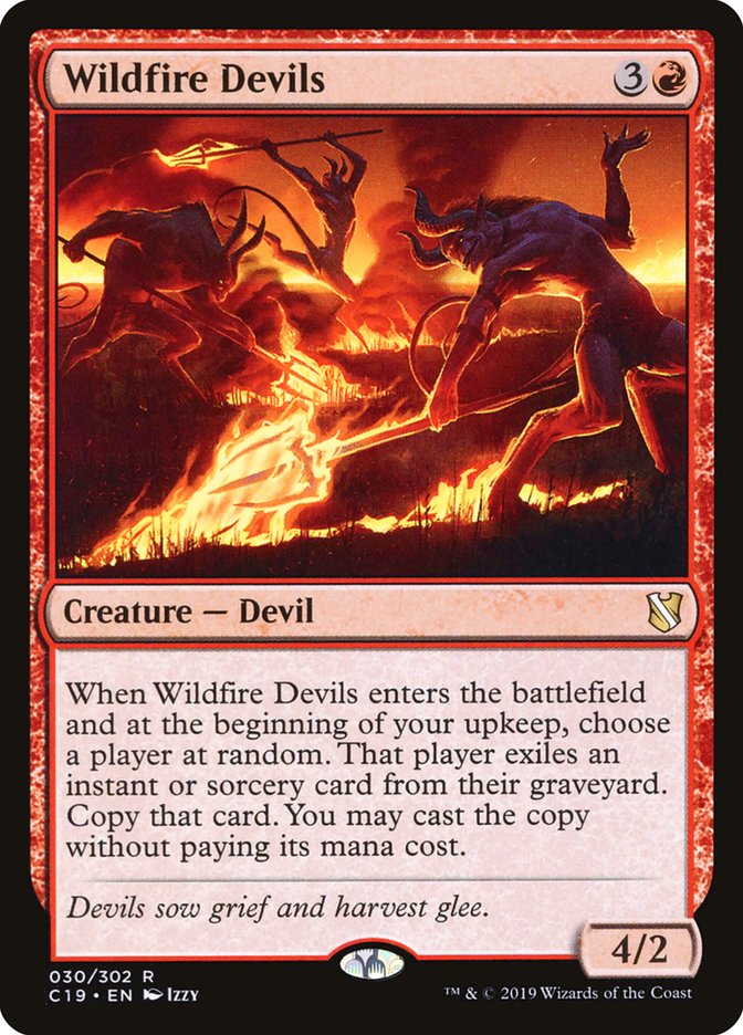 Magic | Wildfire Devils [Commander 2019] | The Nerd Merchant