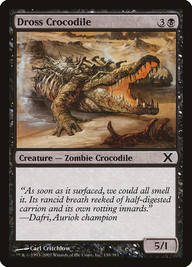 Magic | Dross Crocodile [Tenth Edition] | The Nerd Merchant
