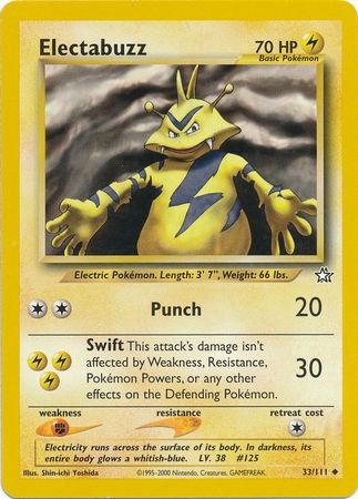 Pokemon | Electabuzz (33/111) [Neo Genesis Unlimited] | The Nerd Merchant
