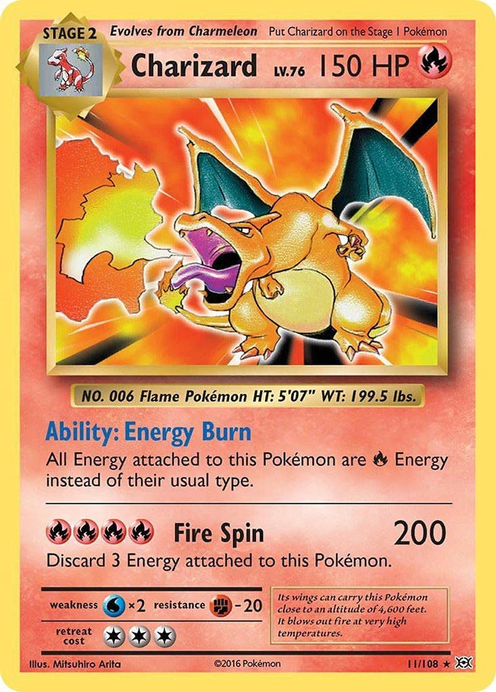 Pokemon | Charizard (11/108) [XY: Evolutions] | The Nerd Merchant