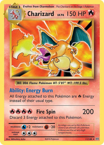 Pokemon | Charizard (11/108) [XY: Evolutions] | The Nerd Merchant