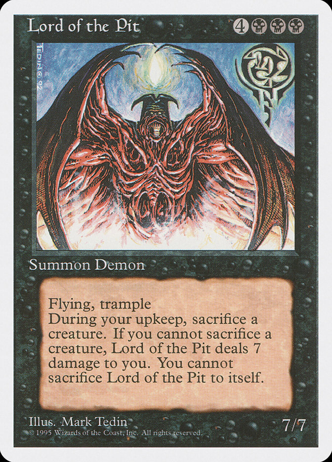 Magic | Lord of the Pit [Fourth Edition] | The Nerd Merchant