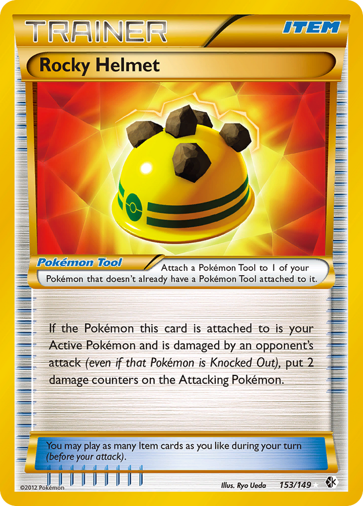 Pokemon | Rocky Helmet (153/149) [Black & White: Boundaries Crossed] | The Nerd Merchant