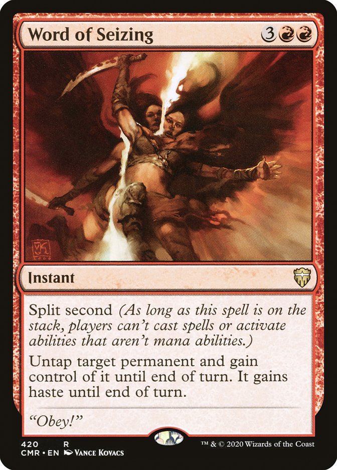 Magic | Word of Seizing [Commander Legends] | The Nerd Merchant