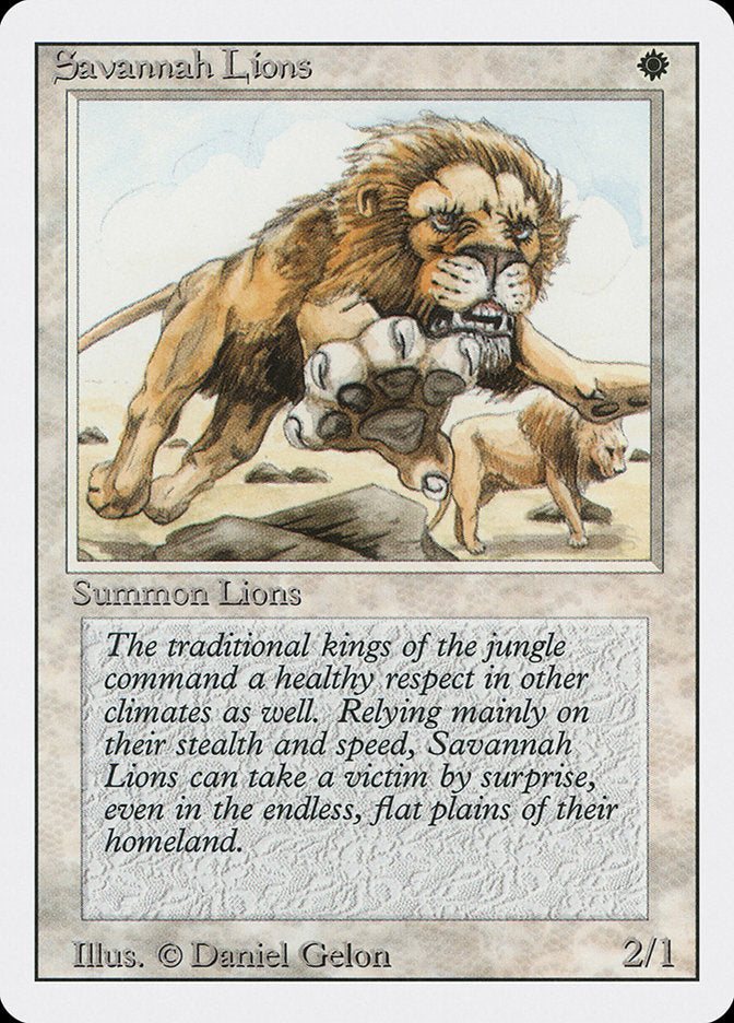 Magic | Savannah Lions [Revised Edition] | The Nerd Merchant