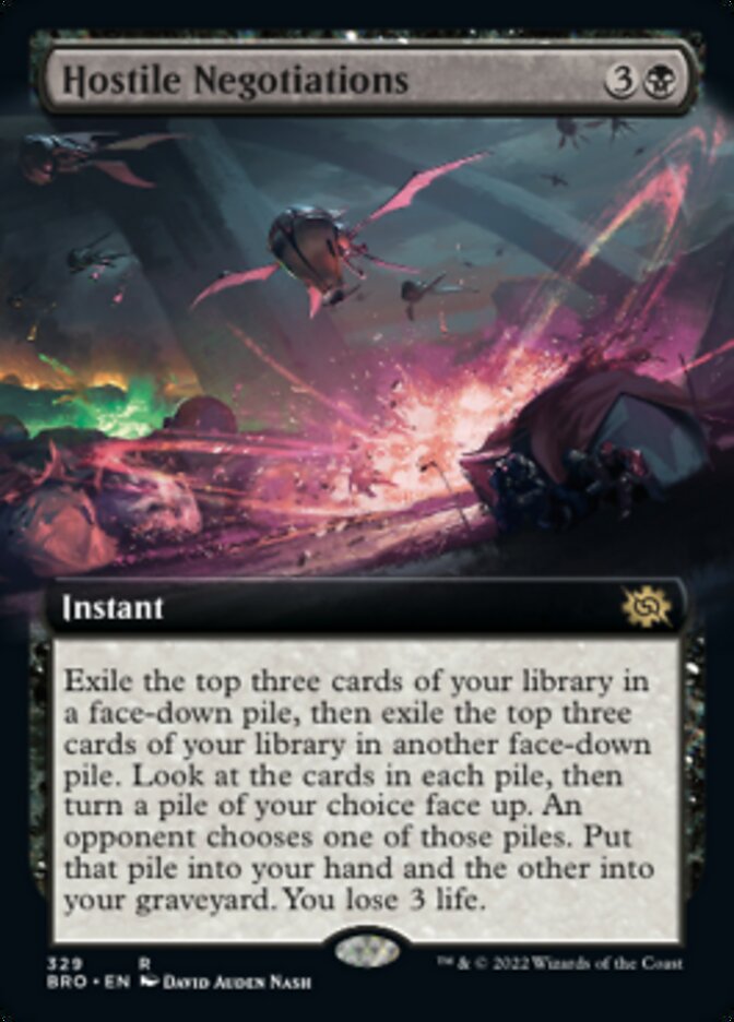Magic | Hostile Negotiations (Extended Art) [The Brothers' War] | The Nerd Merchant