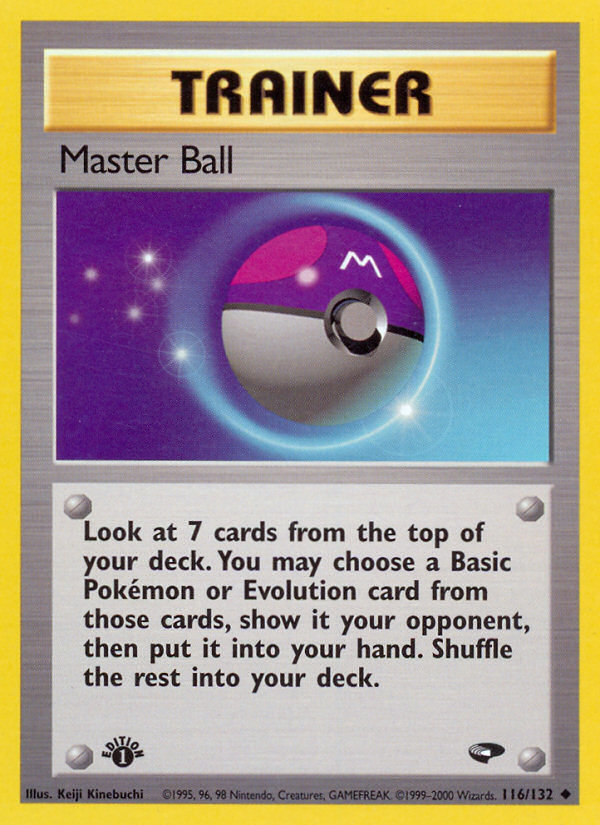 Pokemon | Master Ball (116/132) [Gym Challenge 1st Edition] | The Nerd Merchant