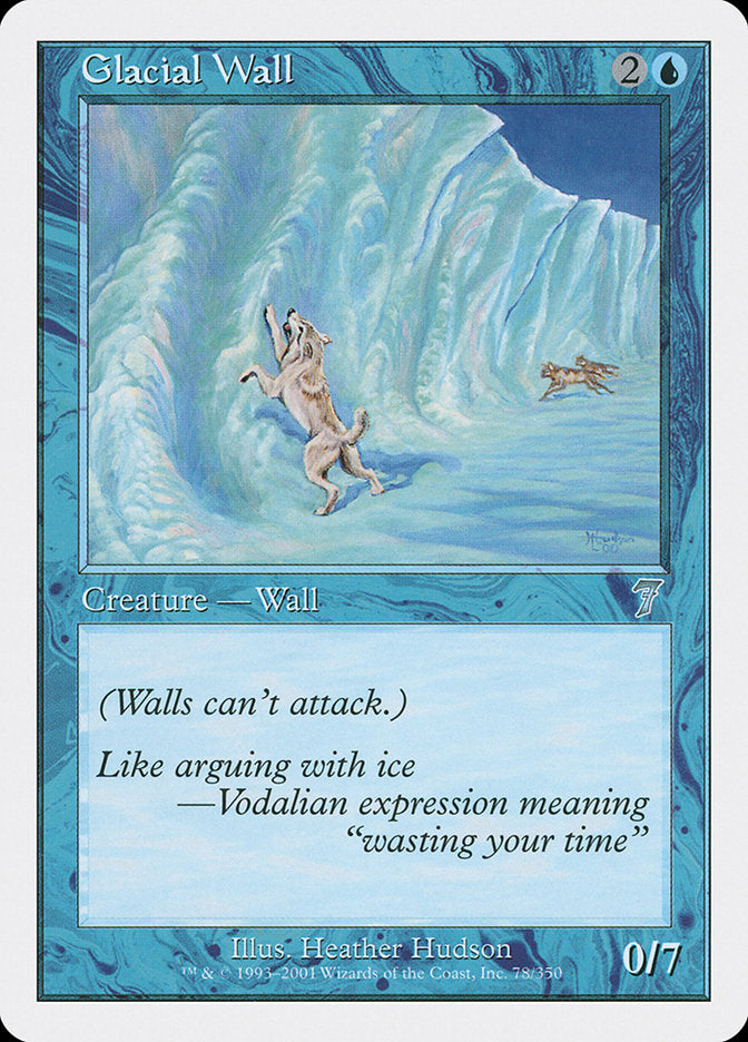 Magic | Glacial Wall [Seventh Edition] | The Nerd Merchant