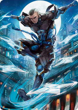 Magic | Kaito Shizuki 1 Art Card [Kamigawa: Neon Dynasty Art Series] | The Nerd Merchant