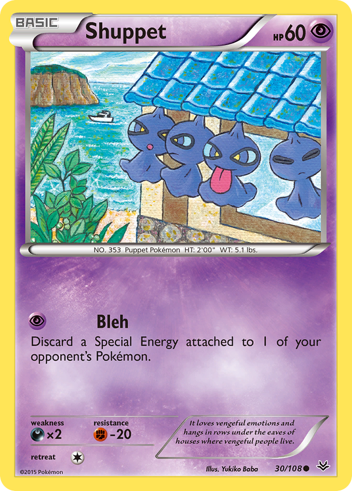 Pokemon | Shuppet (30/108) [XY: Roaring Skies] | The Nerd Merchant