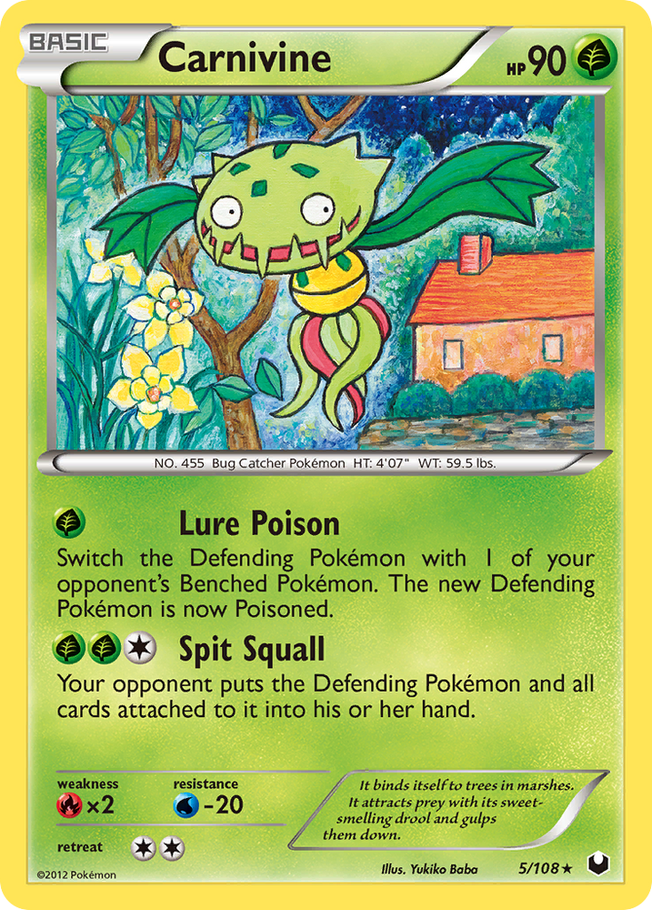 Pokemon | Carnivine (5/108) [Black & White: Dark Explorers] | The Nerd Merchant