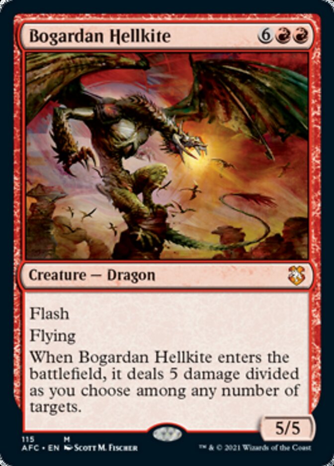 Magic | Bogardan Hellkite [Dungeons & Dragons: Adventures in the Forgotten Realms Commander] | The Nerd Merchant