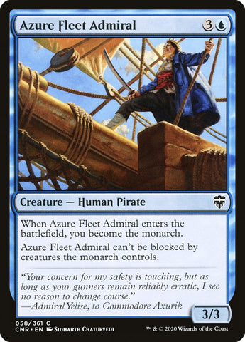 Magic | Azure Fleet Admiral [Commander Legends] | The Nerd Merchant
