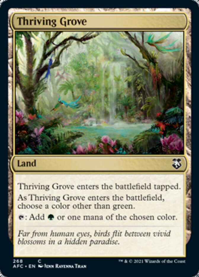 Magic | Thriving Grove [Dungeons & Dragons: Adventures in the Forgotten Realms Commander] | The Nerd Merchant
